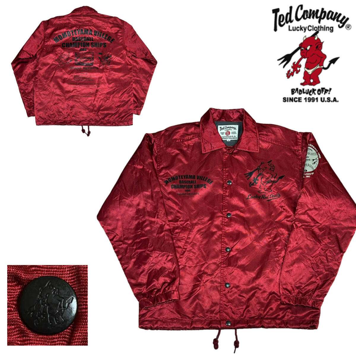 【名作】美品!! TED MAN TED COMPANY コーチジャケット サイズM テッドマン テッドカンパニー