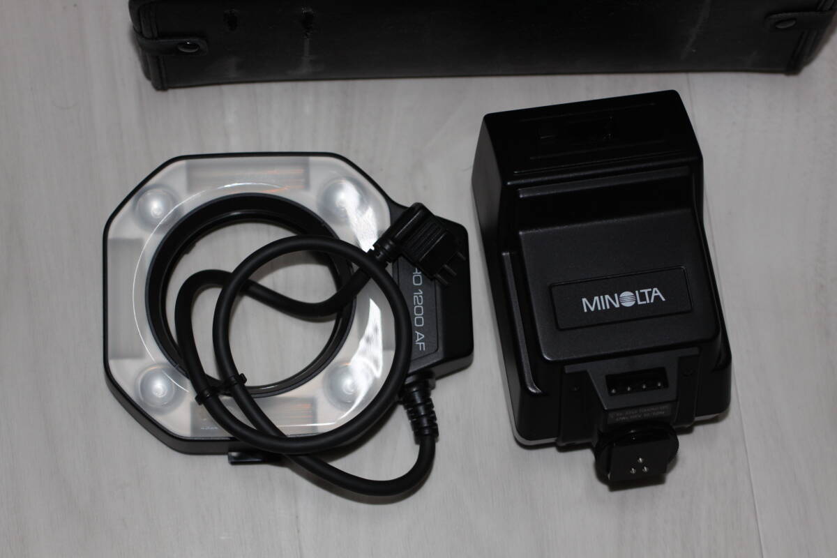 中古　ミノルタ接写用ストロボ　