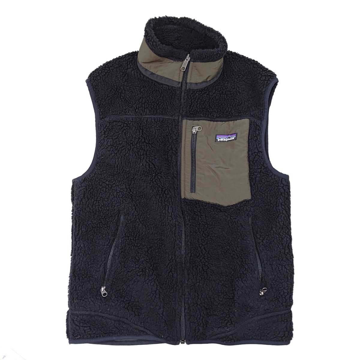 【中古】パタゴニア クラシックレトロX ベスト S ブラック 23046 メンズ patagonia