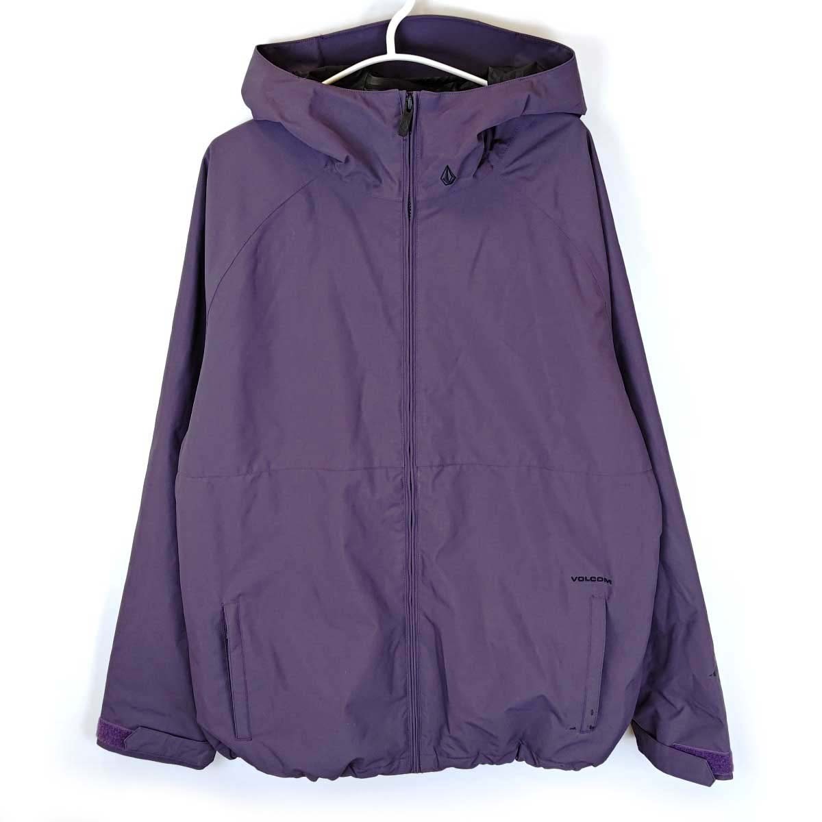 【中古】ボルコム 23-24 Mens 2836 Insulated Jacket L(USサイズ) パープル G0452408 メンズ VOLCOM スノーボードジャケット Zip-Tech