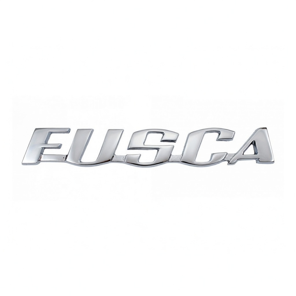 エンブレム FUSCA フスカ 空冷VW リア フード クローム メッキ スチール Volkswagen フォルクスワーゲン T1 バグ ビートル