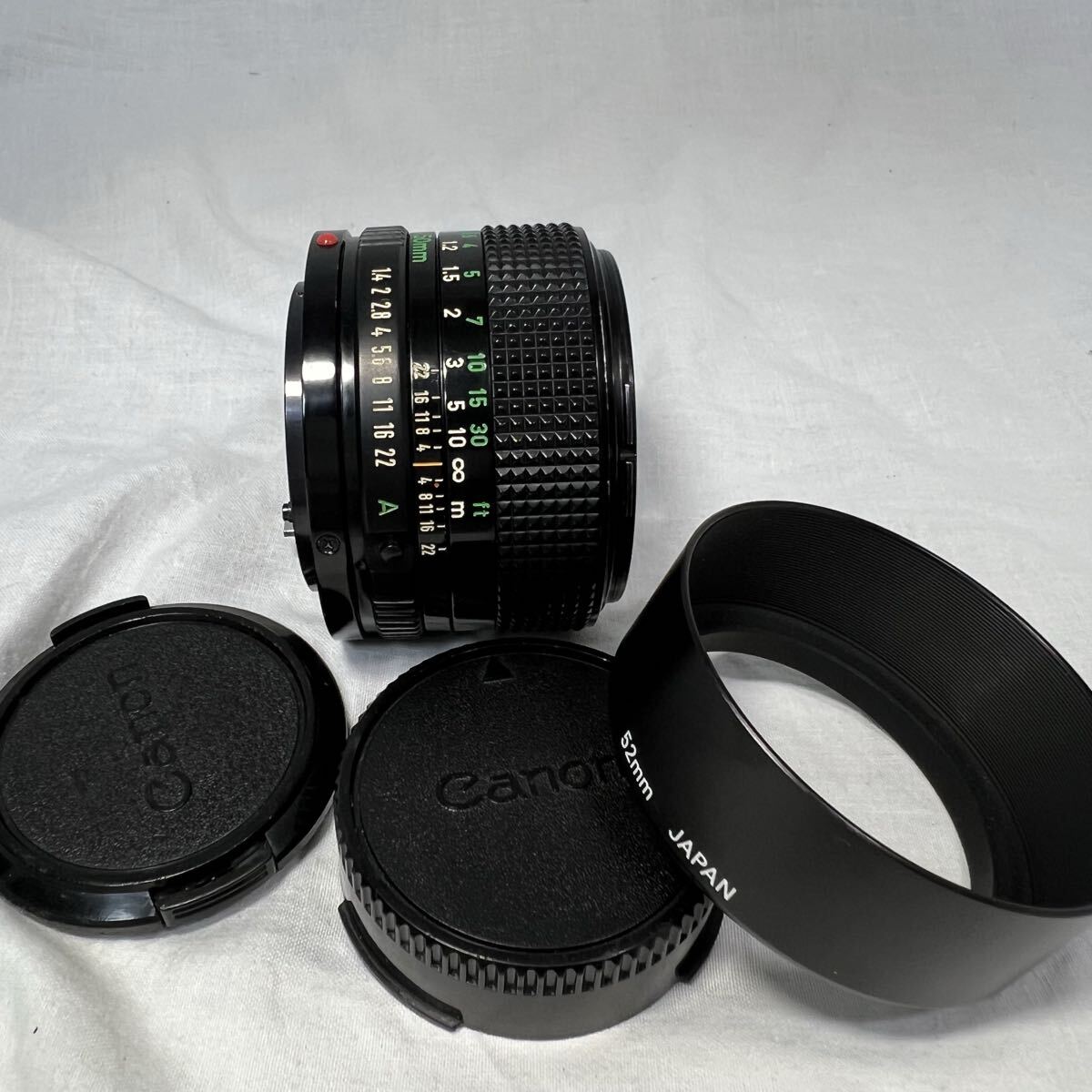 キャノン canon new fd 50mm f1.4 汎用フード付