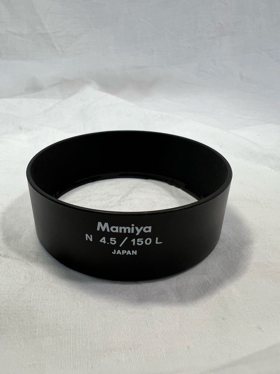 マミヤ MAMIYA 6など N 150mm f4.5 L 用 フード 美品
