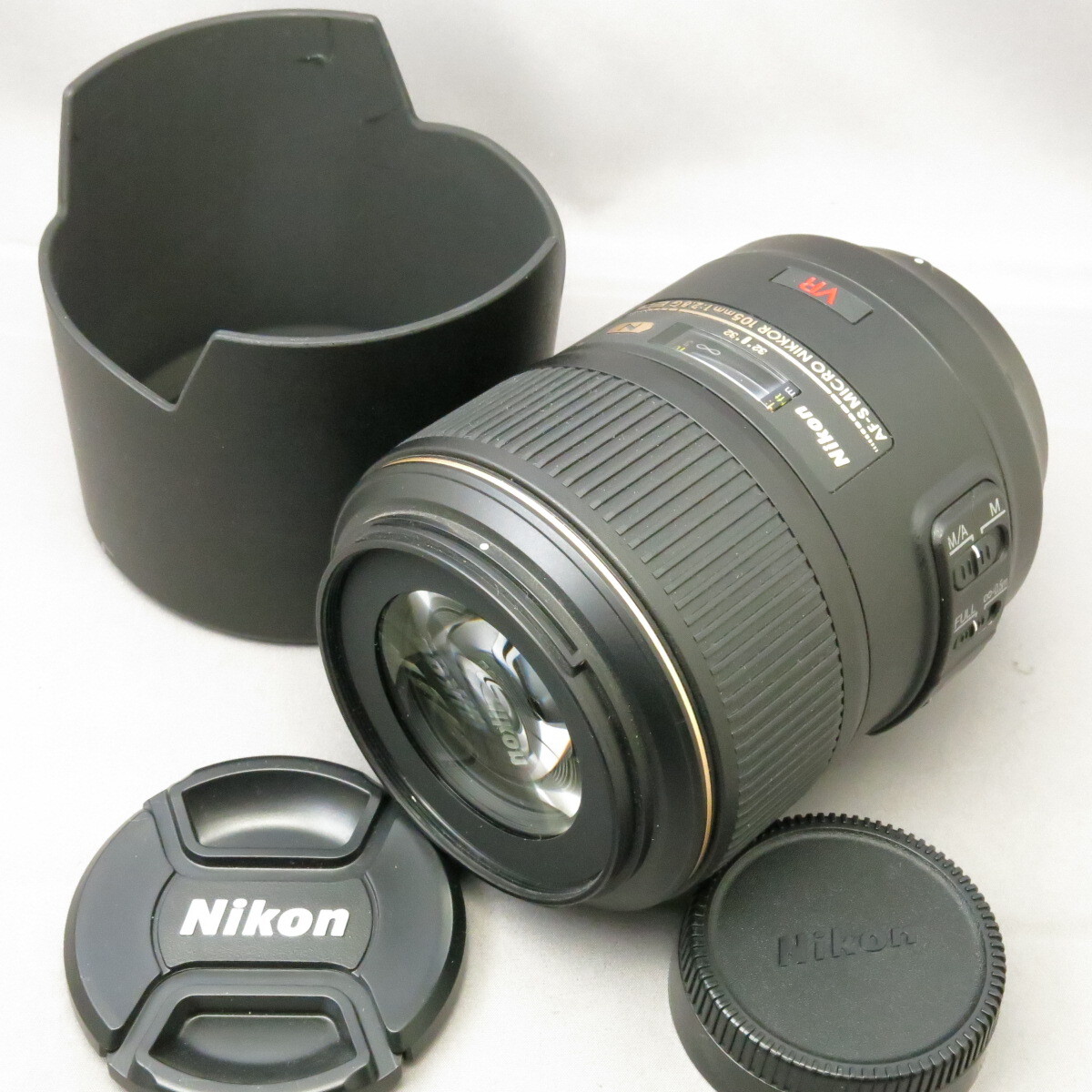 【美品】Nikonニコン　AF-S105mmF2.8G VR MICRO　ニコンＦマウント★NO.8412