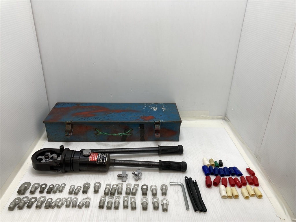 下松)西田製作所 油圧ロータリ式圧着機 NC-150D.R 動作未確認 現状品 ◆★K260201R11B PB01A