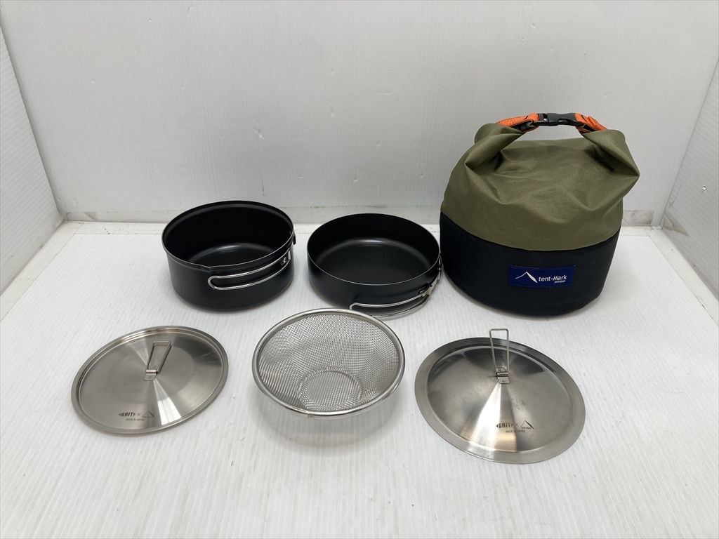 下松)tent-Mark DESIGNS テンマクデザイン GRIT タクティカルライスクッカーセット ライスクッカー欠品 ◆★J251107R02B NM07A