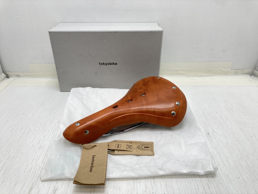 下松)tokyobike トーキョーバイク LEATHER SADDLE Standard レザーサドル ハニー 展示未使用品 ◆★B260209R06A PB09A