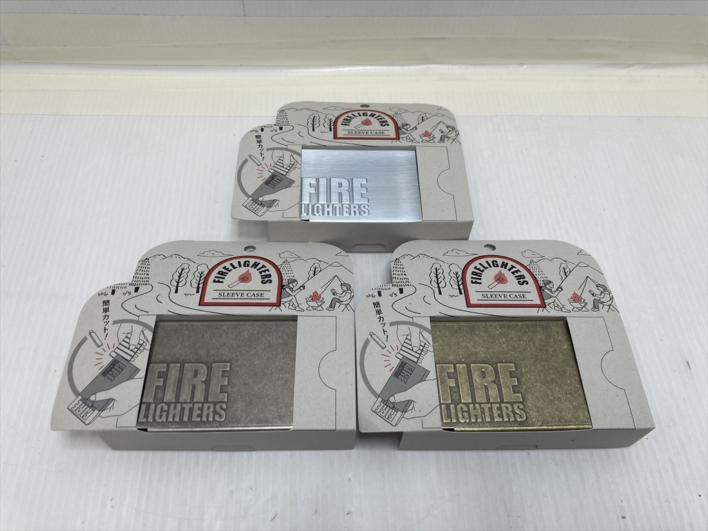 下松)FIRELIGHTERS ファイヤーライターズ SLEEVE CASE スリーブケース 3色セット マッチ無 未使用品 ◆★J260102R08B PA02A