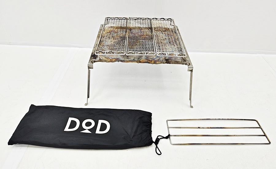 下松)DOD 秘密のグリルさん Q5-574-SL コンパクトBBQグリル 焚火台 アウトドア キャンプ ▲★J260221N04B PB21B