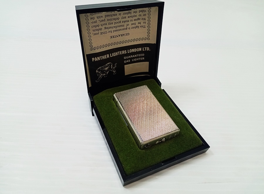 下松)PANTHER of LONDON パンサーオブロンドン ガスライター 火花チェック済 ◆N2511050 NM16A
