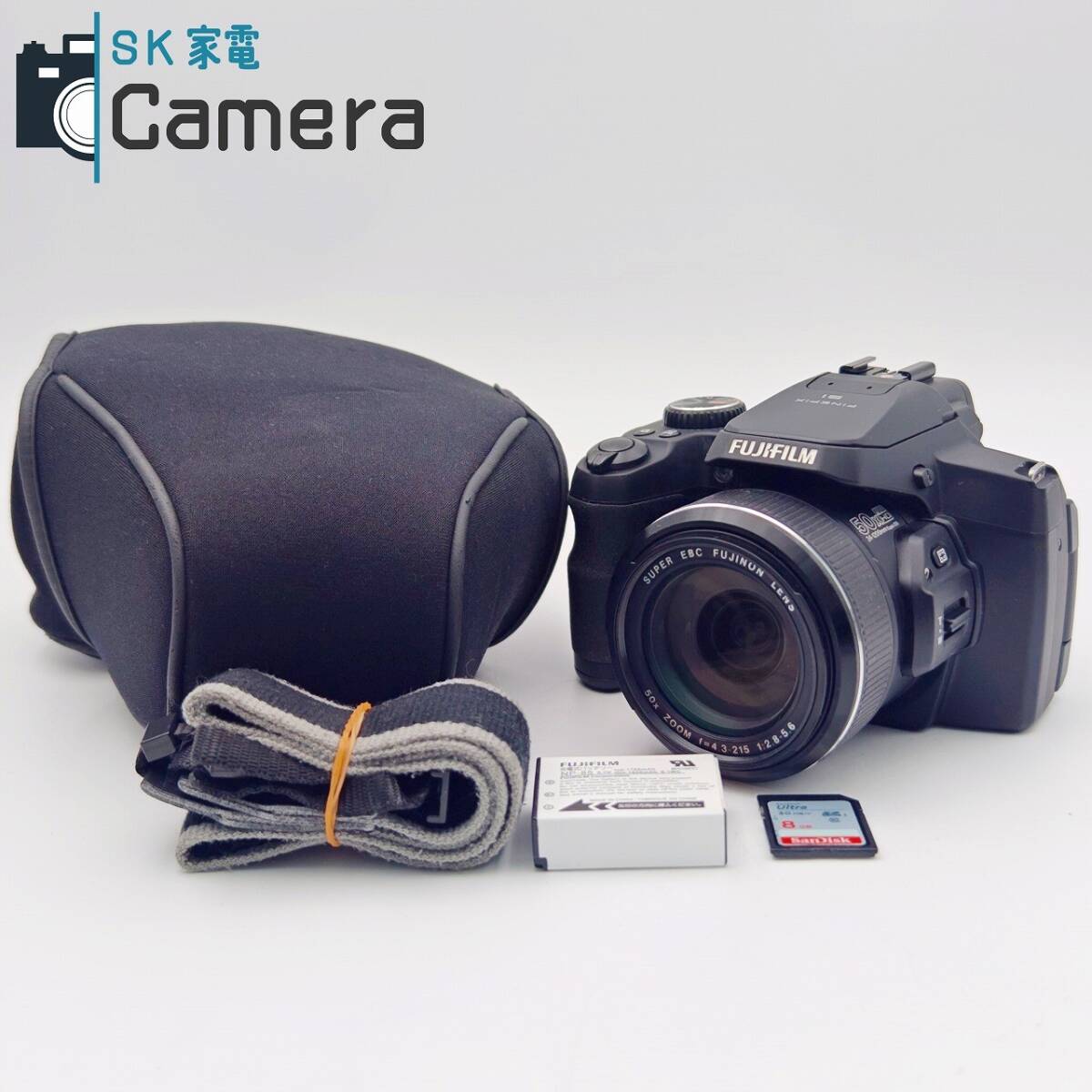 【中古】 FUJIFILM FINEPIX S1 富士フィルム ファインピクス コンパクトデジタルカメラ SD8GB付