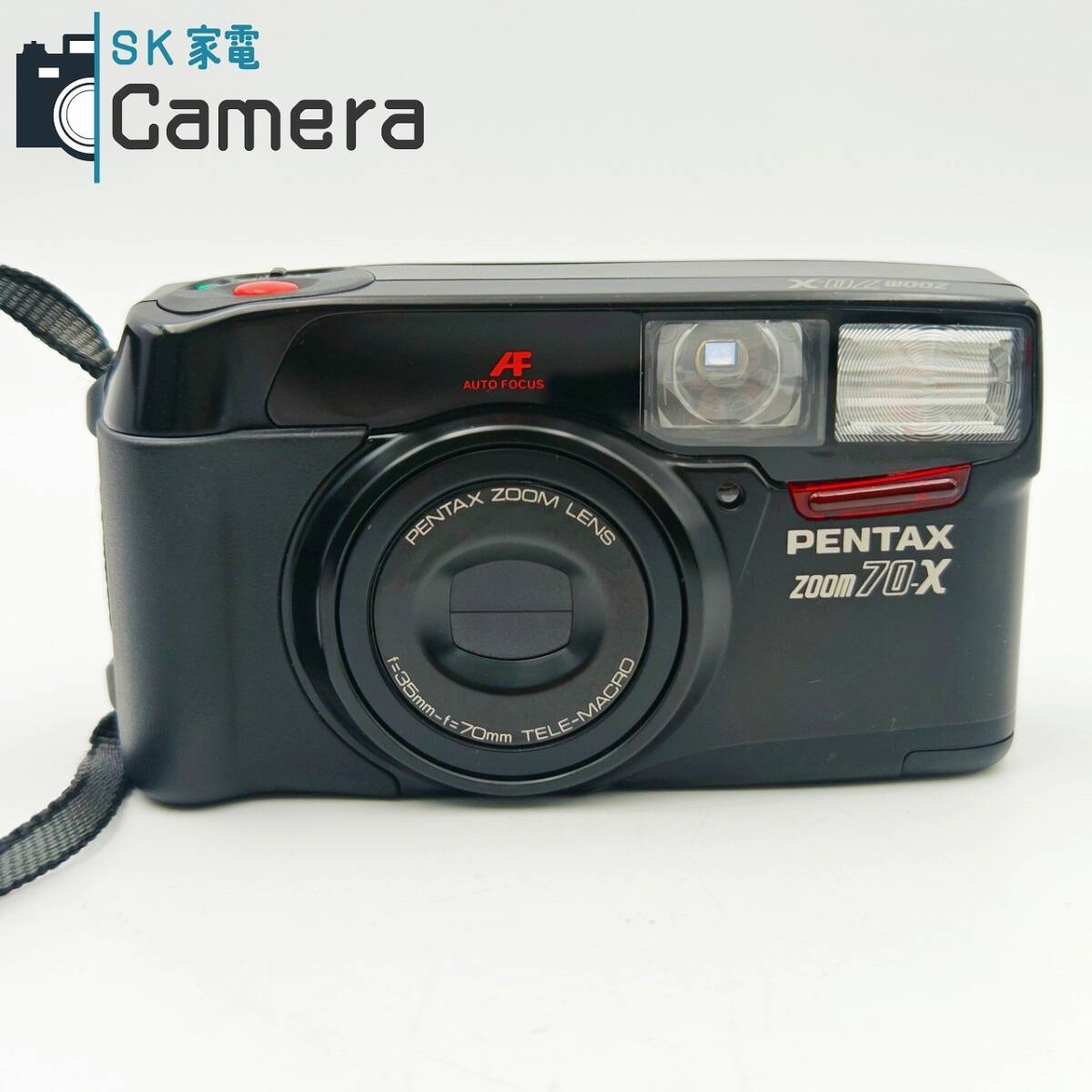 【中古】 PENTAX ZOOM 70-X ペンタックス テスト用フィルムにて確認済 美品 コンパクトフィルムカメラ