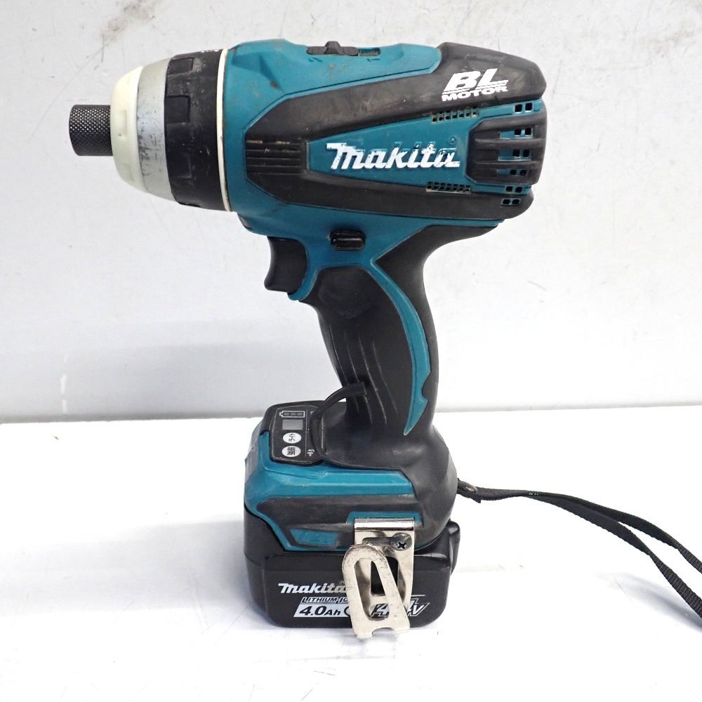 Ft1325551 マキタ インパクトドライバ 充電式 14.4V 純正バッテリー TP131D makita 中古