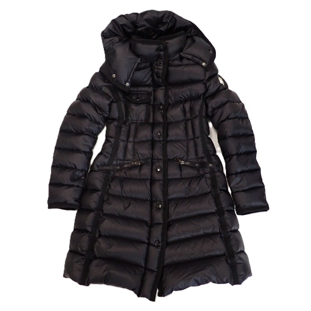 Th1007642 モンクレール ダウンコート/ジャケット HERMINE B20934930005 53048 ブラック サイズ：00 MONCLER 中古