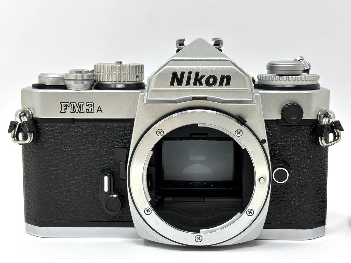 ★極美品★ Nikon ニコン FM3A フィルムカメラ フィルム一眼レフカメラ　シルバー ボディ