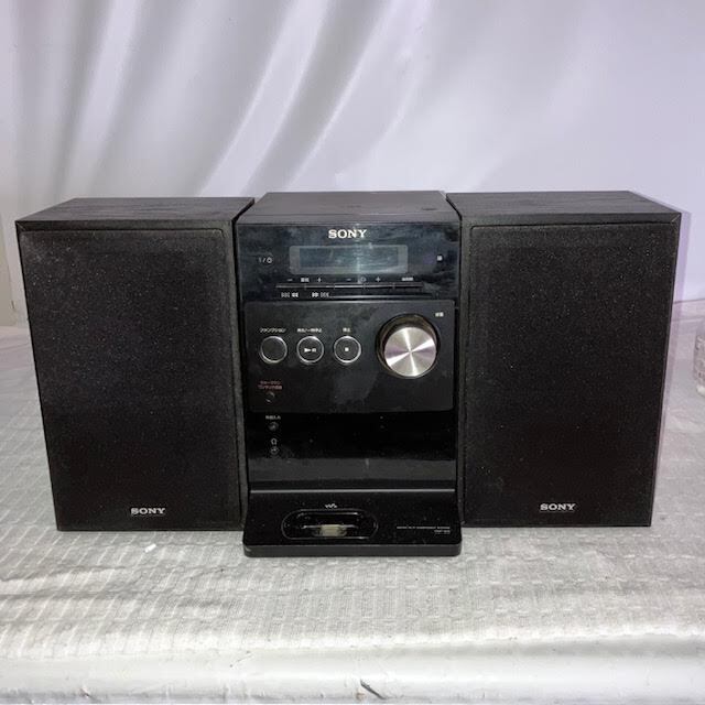 A4　【ジャンク品】　SONY　ソニー　ミニコンポ　CMT-S10