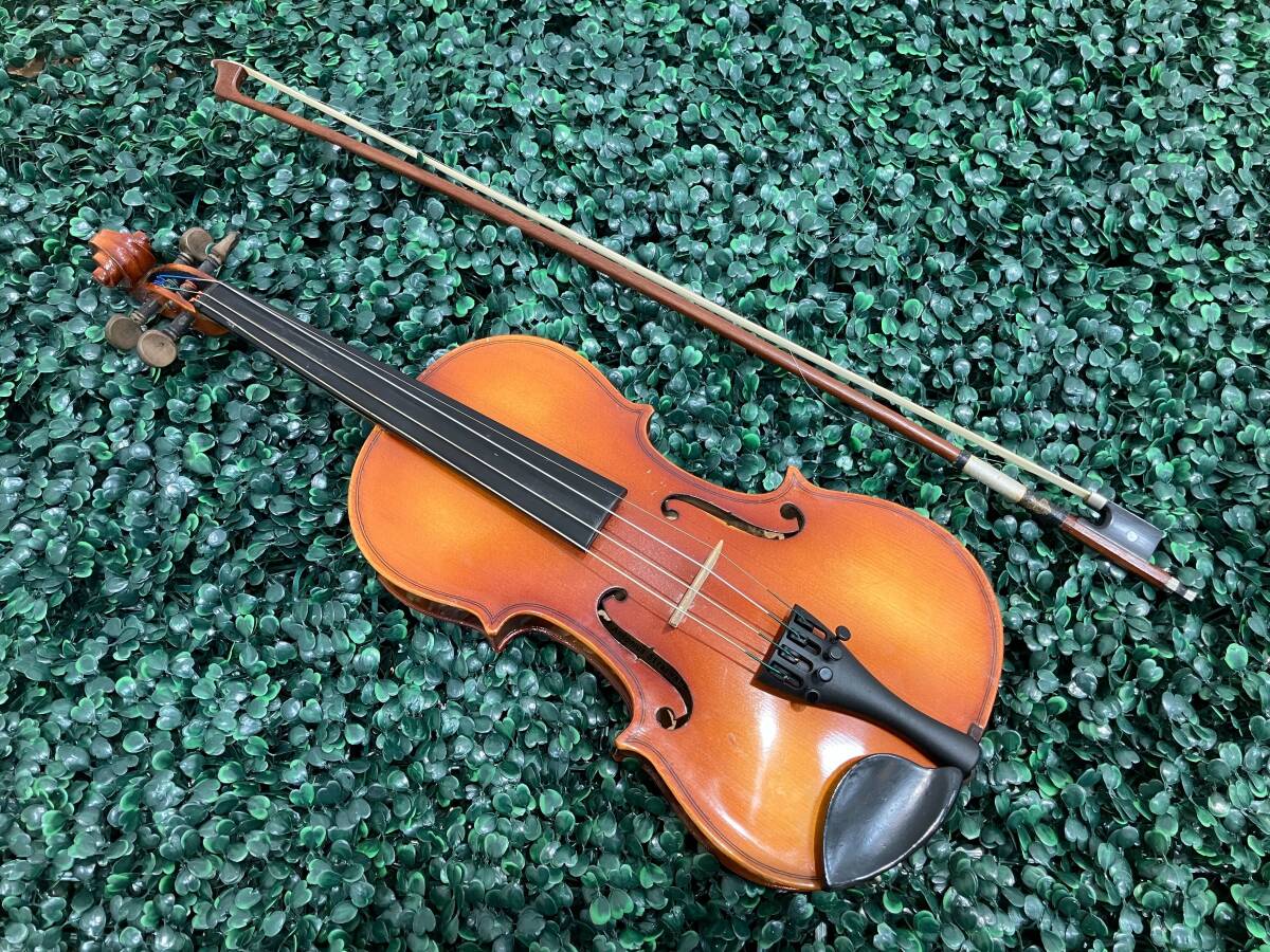 M-12-3【鴇】KISO SUZUKI 木曽鈴木 バイオリン アントニオ・ストラディバリウス コピーモデル 1975 1/2 No.180 日本製 ケース付き