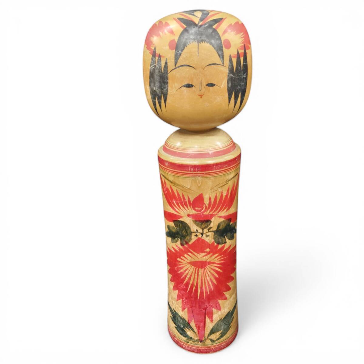 ◎古美名品◎鈴木運吉作 鳴子こけし 高さ37ｃｍ 伝統工芸 郷土玩具 古民芸 即発送 