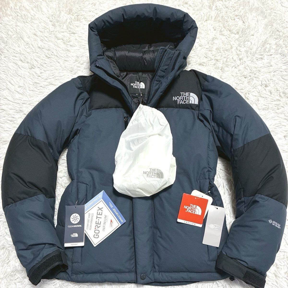 L/未使用タグ付!!!【THE NORTH FACE ノースフェイス】ダウンジャケット バルトロライトジャケット◎超人気モデル◎ゴアテックス ネイビー