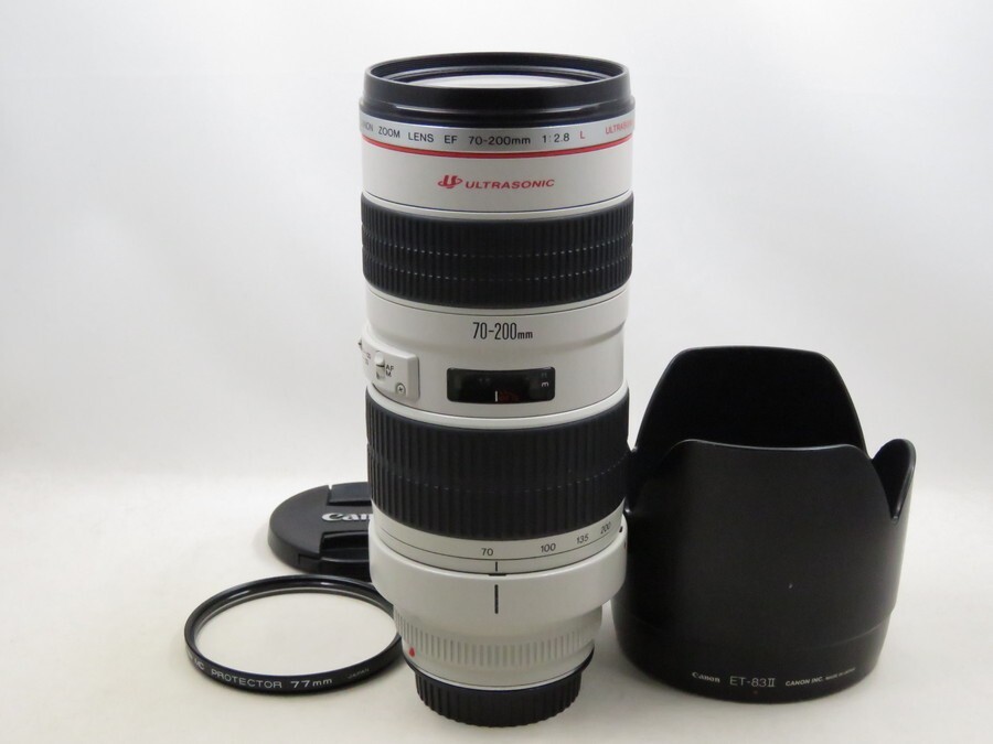 [23240W5]★超極上美観★CANON EF 70-200mm F2.8 L USM フィルター・フード・三脚座付き