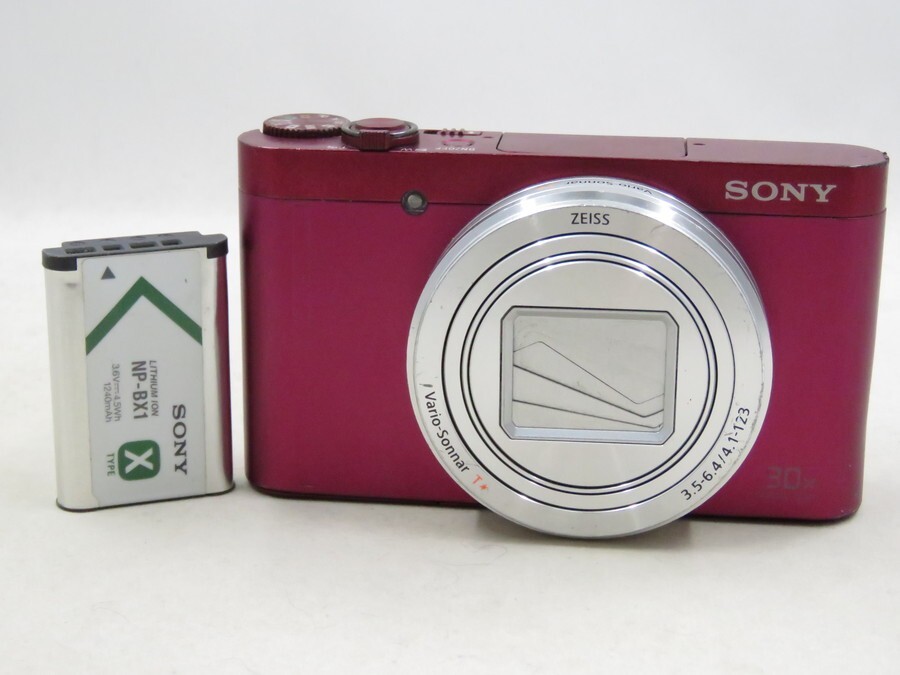 [23279W1]★完動品★SONY Cyber-shot DSC-WX500 レッド