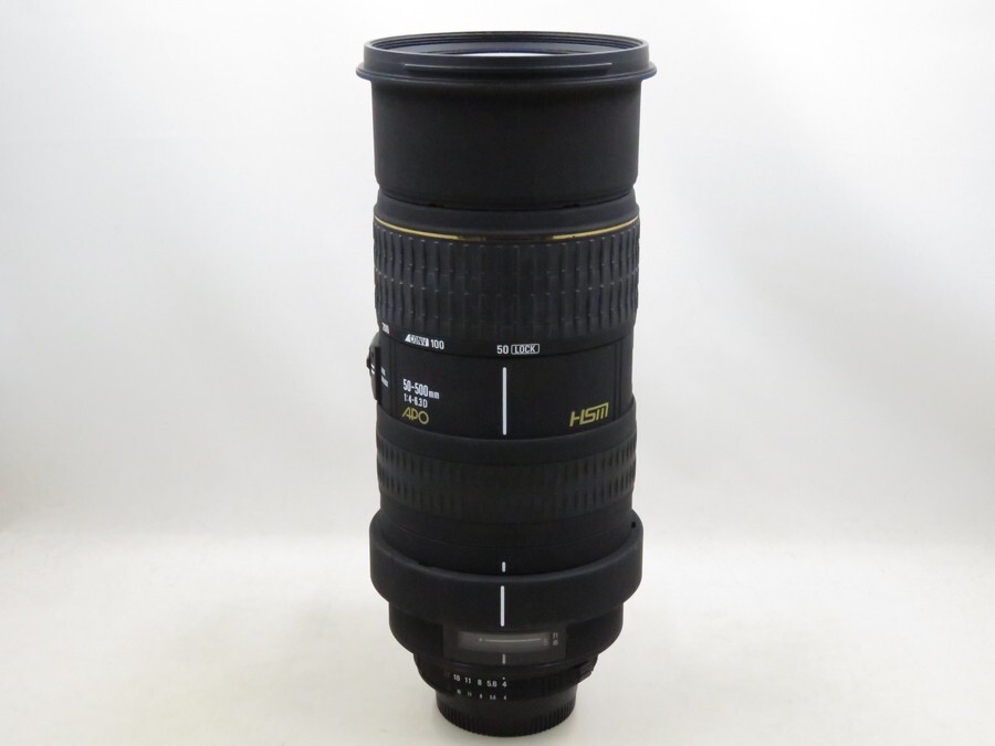 [23323S6]★超極上美観★SIGMA APO 50-500mm F4-6.3 D EX RF HSM Nikon フード・三脚座付き