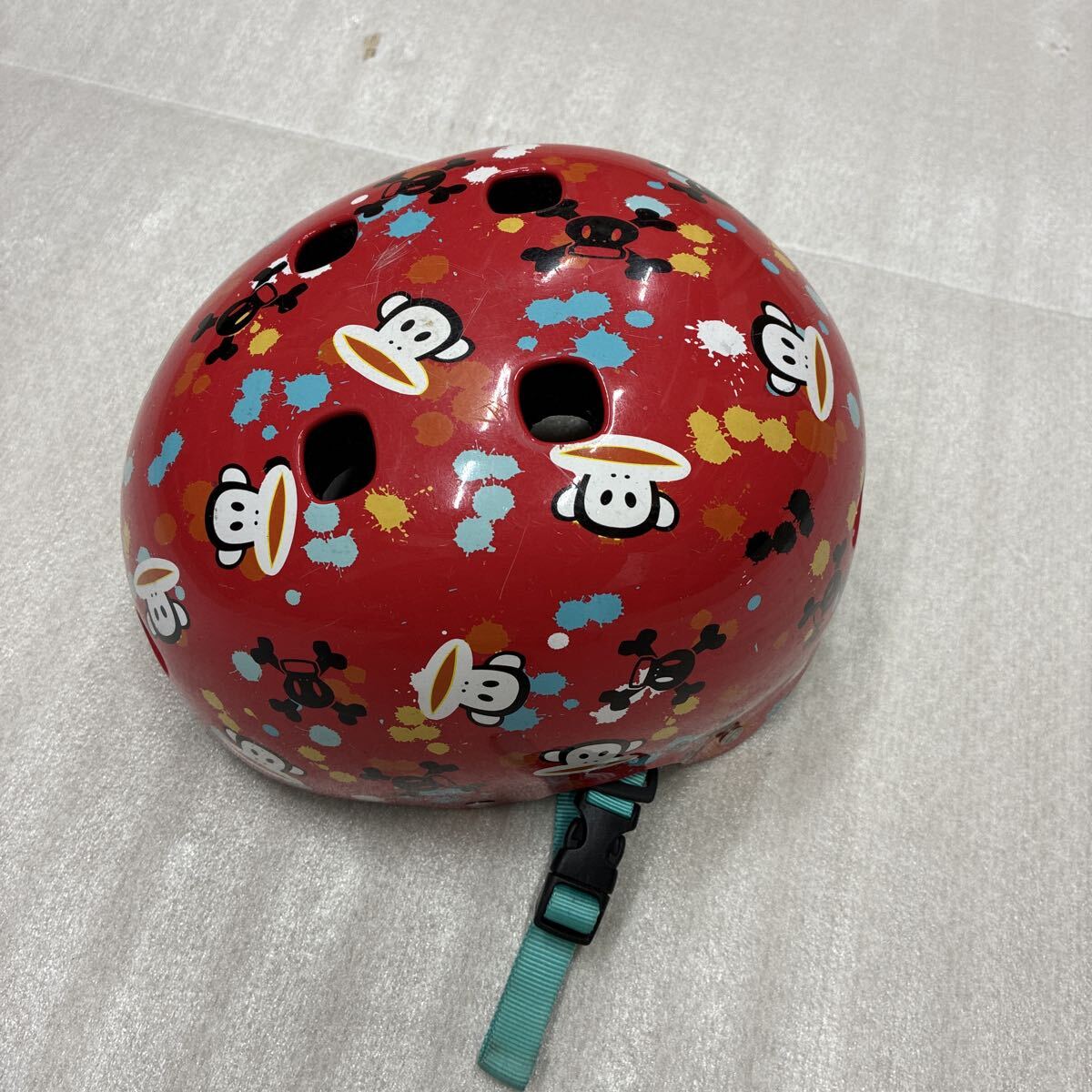 ヘルメット 子供用 自転車 赤 幼児用 キッズヘルメット ストライダー　Paul frank 