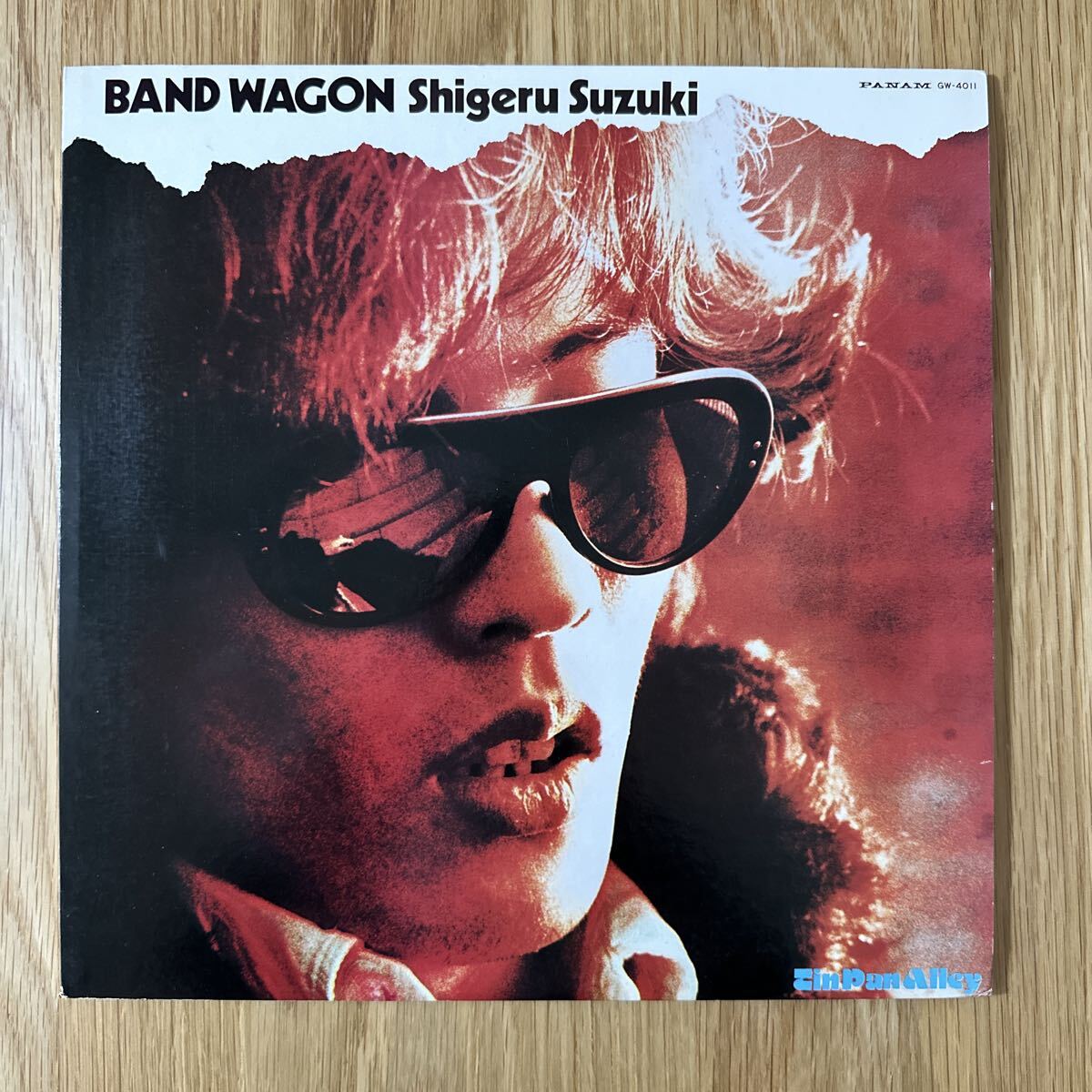 1975年 オリジナル 鈴木茂 Band Wagon LP 国内盤 バンドワゴン Shigeru Suzuki PANAM GW4011