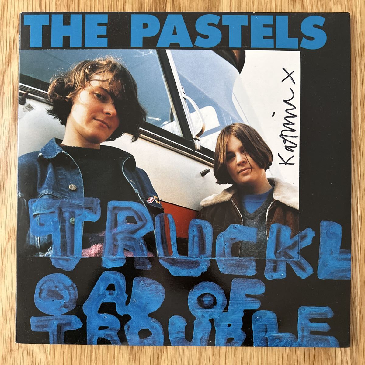 貴重サイン入り！1992年 UK盤 オリジナル The Pastels Truckload Of Trouble LP レコード 2枚組 PAPLP 008