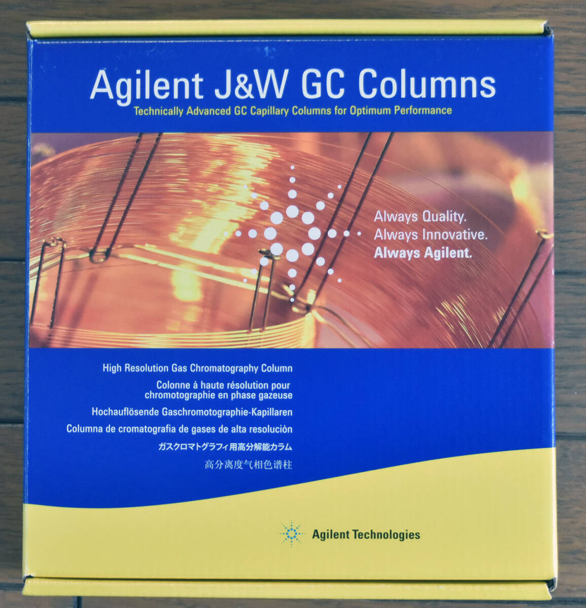 ガスクロマトグラフィ用　高分解能カラム　新品　未使用　キャピラリーカラム CP-Sil 5 CB-MS 60m x 0.25mm x 0.39mm