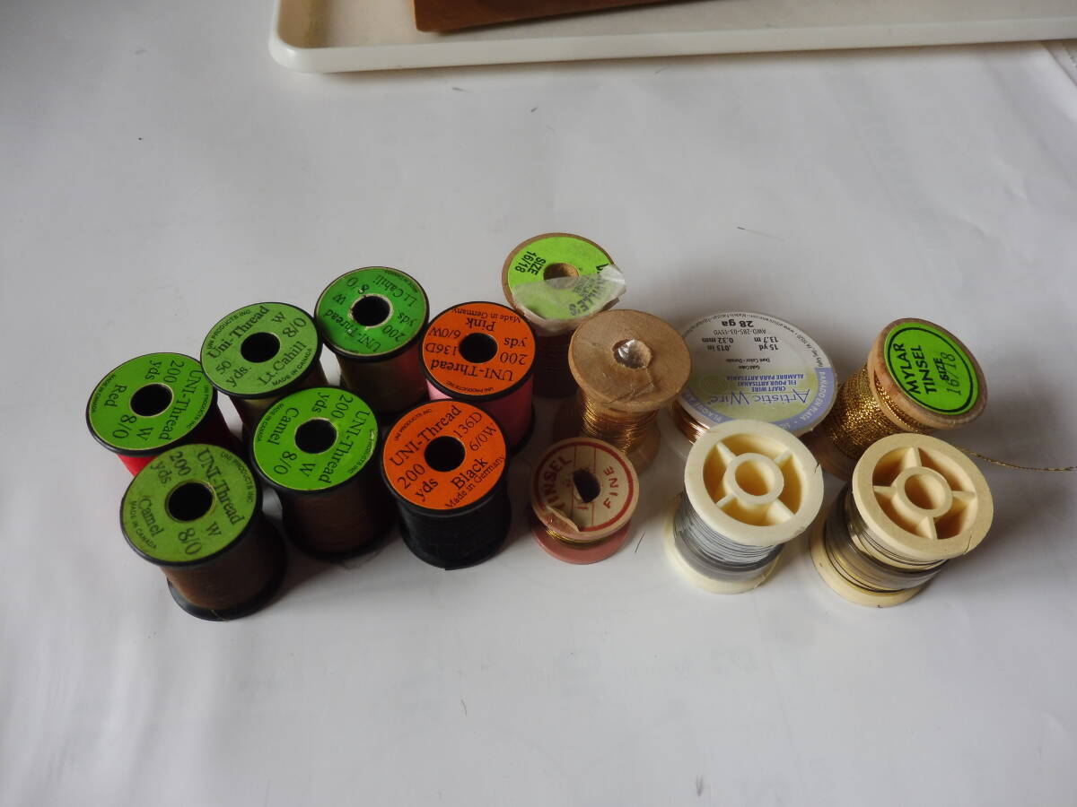 スレッド、ティンセル、ワイヤーなど　使用未使用混在