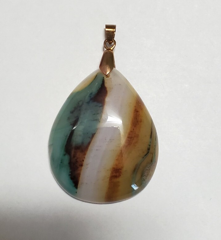 ゴージャス 天然石 カラーストーン ペンダントトップ レディース 26,8ｇ 美品