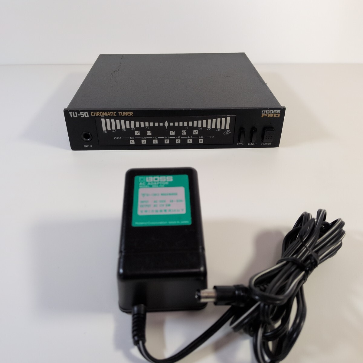BOSS　CHROMATIC TUNER　クロマチックチューナー　TU-50　動作確認済!!