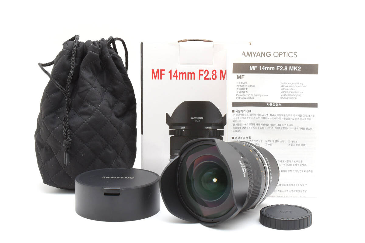 【特上美品】SAMYANG MF 14m F2.8 MK2 MFT マイクロフォーサーズ サムヤン 元箱 #113