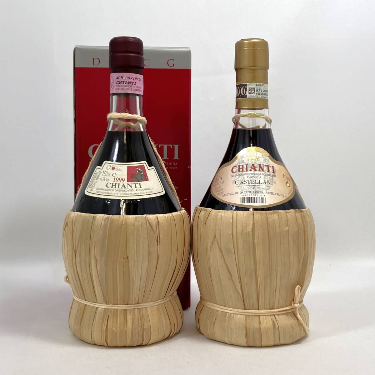 キャンティ COLI コーリー 1999 箱付 CASTELLANI カステラーニ 2012 750ml ２本セット イタリア 赤ワイン 未開栓 古酒
