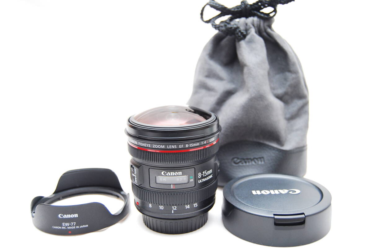 ★美品　Canon 超広角ズームレンズ EF8-15mm F4L フィッシュアイ USM ★