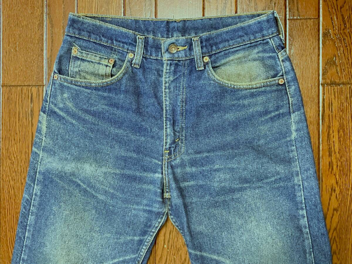 90s USA製 ビンテージ リーバイス Levi's 505 w32 ひげ落ち ジーンズ ジッパーフライ 汚れ デニム パンツ ジーパン 90年代 アメリカ製