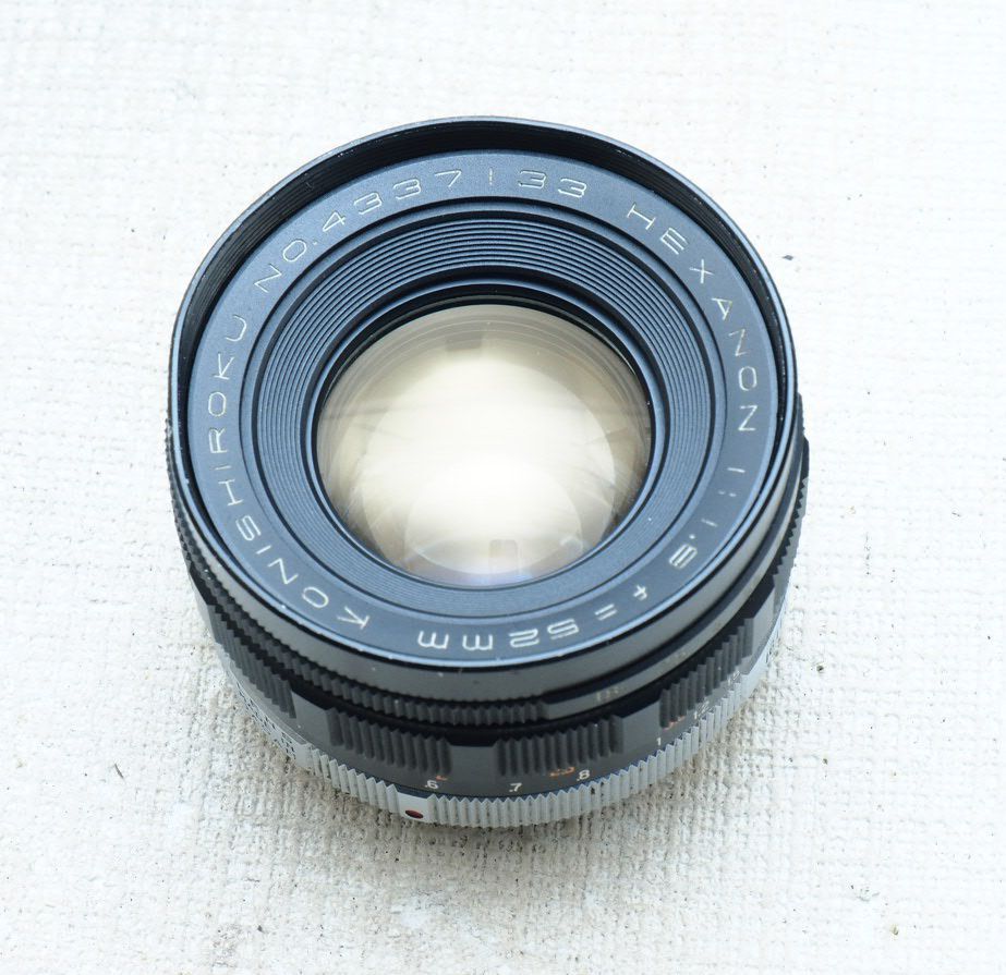 KONISHIROKU HEXANON 52㎜F1.8 動作品　現状