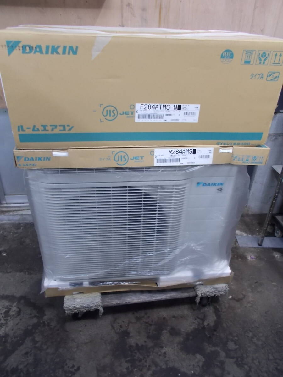 送料無料！ 未使用品　2.8ｋｗ 2024年モデル　DAIKIN　ダイキン　ルームエアコン 冷暖加湿 MXウルサラmini S284ATMS-W　10畳　加湿、吸気換