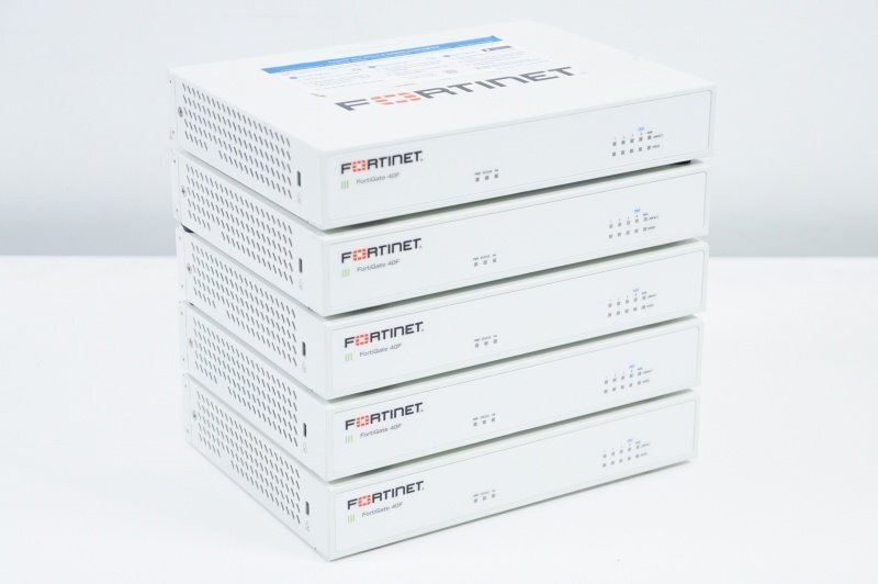 Fortinet ファイアウォール Fortigate-40F 5台セット ライセンス期限：本文にて▲FG-40F 中古▲送料無料