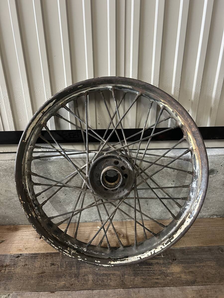 レア　HWY 購入 ハーレー　スターハブ　18インチ　オールドペイントホイール　パンヘッド　ナックルヘッド