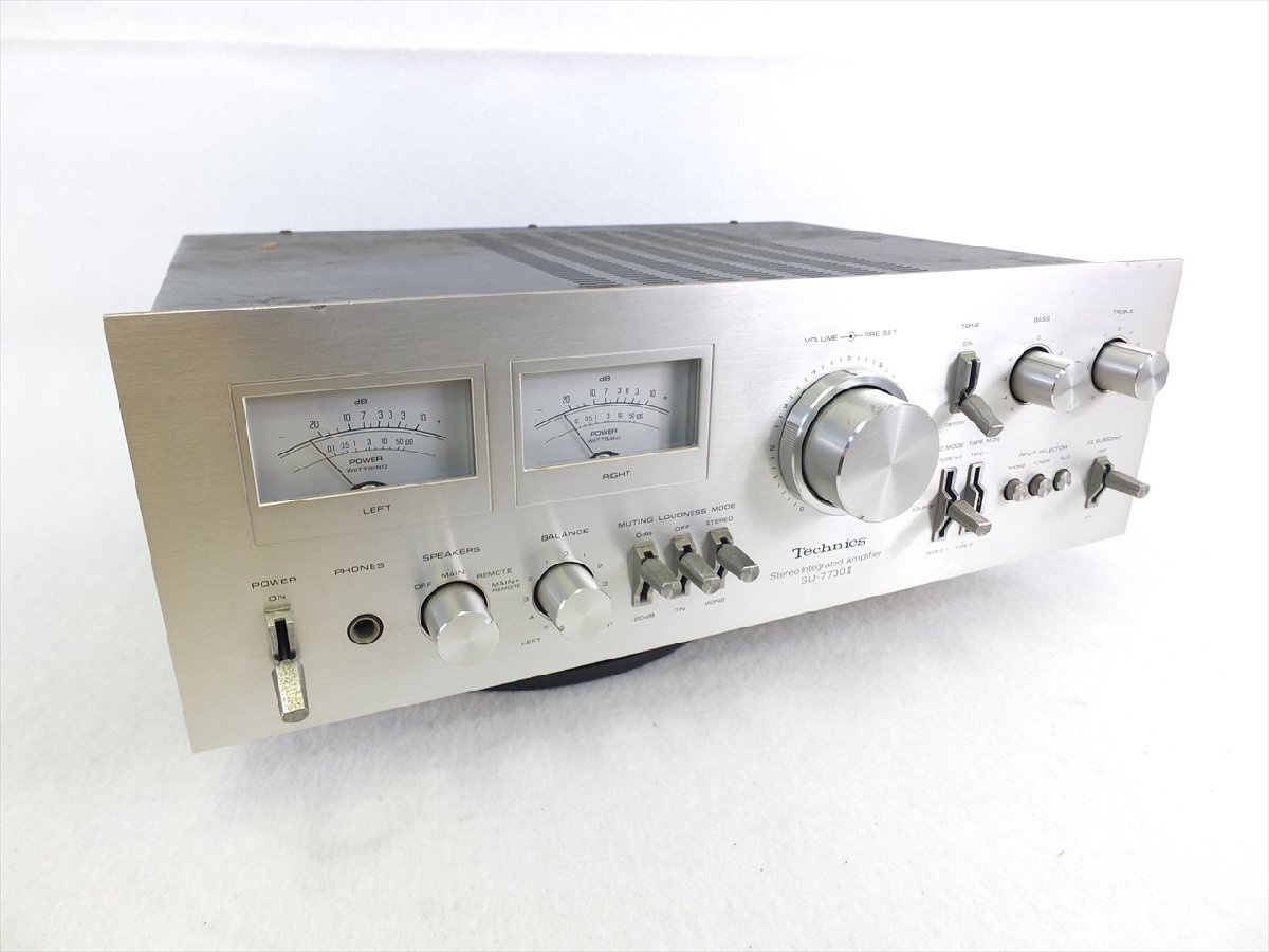 【11】Technics テクニクス SU-7700II アンプ 中古 現状品 260211B8945