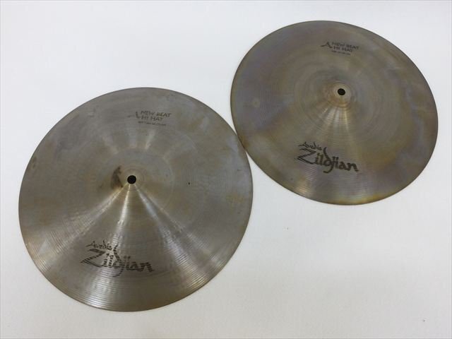 【01】Avedis Zildjian ジルジャン A NEW BEAT HI HAT TOP BOTTOM 14インチ シンバル 中古 現状品 260102K3657