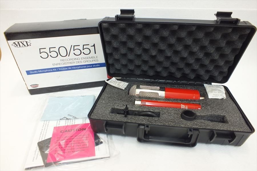 【01】MXL 550 551 マイク 中古 現状品 260102S8615
