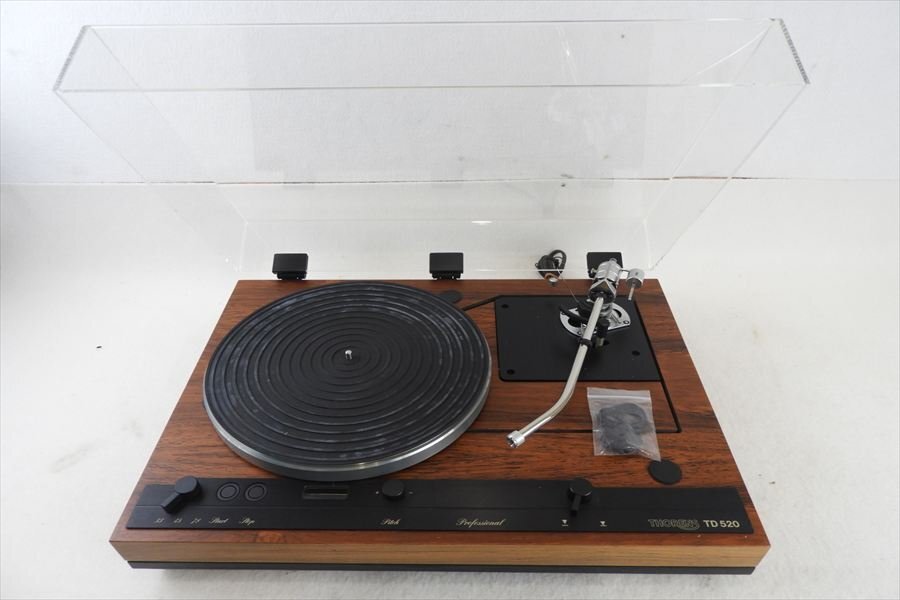 【07】THORENS トーレンス TD520 3012-R ターンテーブル レコードプレーヤー 中古 現状品 260207A5627