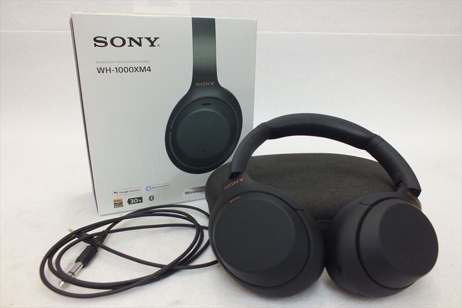 【01】SONY ソニー WH-1000XM4 ワイヤレスヘッドホン 中古 現状品 260207B9635