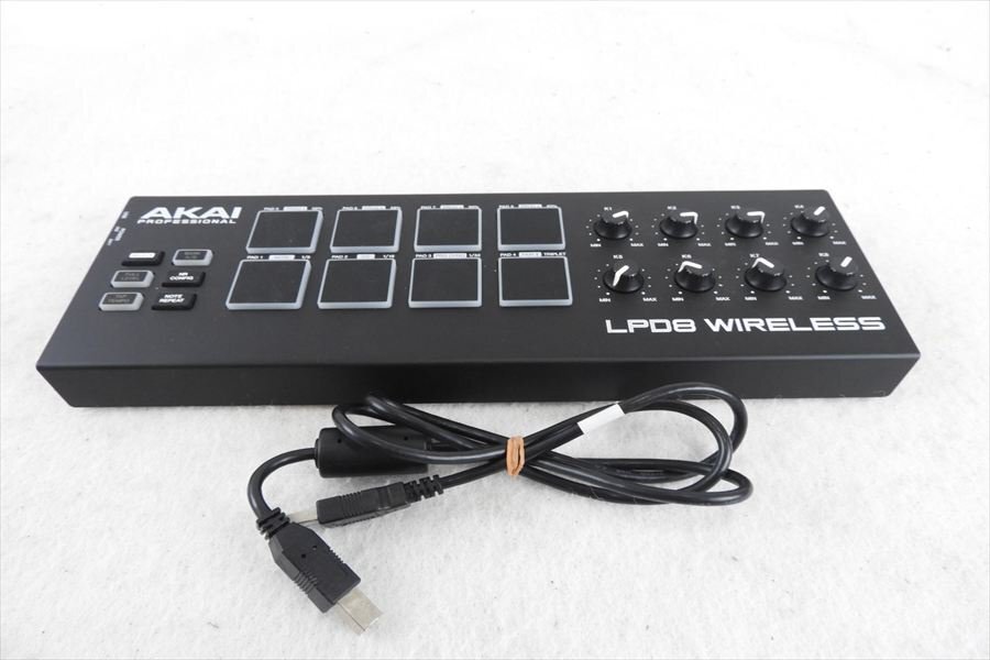 【07】AKAI アカイ 赤井 LPD8 MIDIコントローラー 中古 現状品 260112A1438