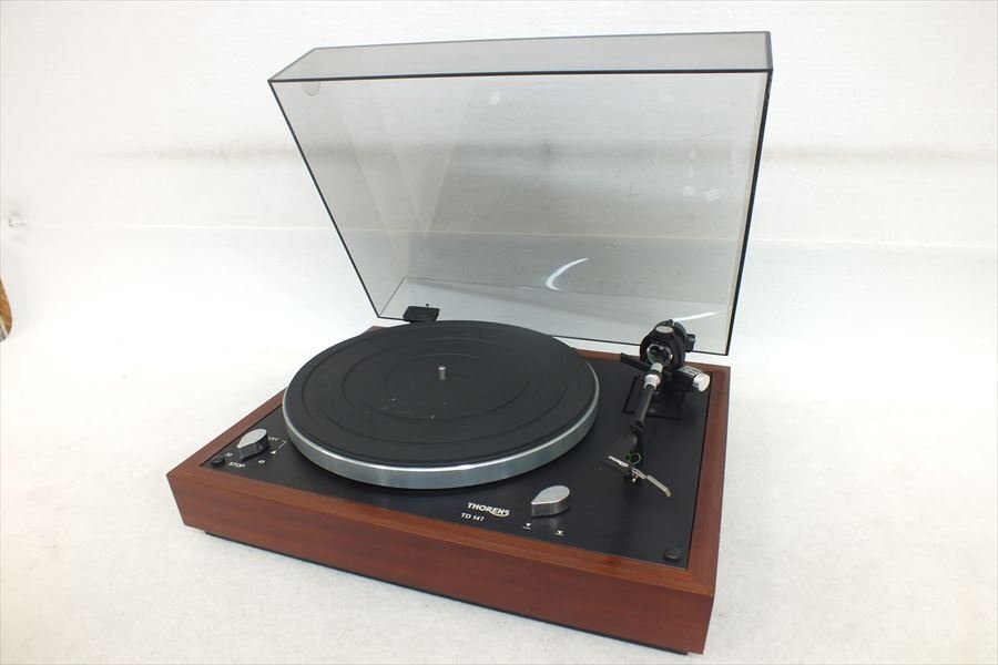 【01】THORENS トーレンス TD 147 ターンテーブル レコードプレーヤー 中古 現状品 260201Y8029
