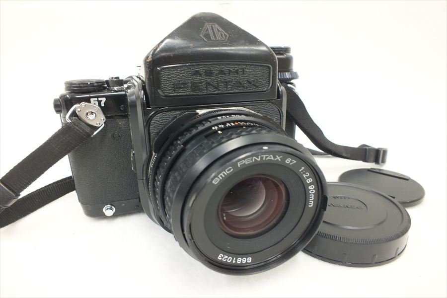 【09】PENTAX ペンタックス 67 中判カメラ SMC PENTAX67 1:2.8 90ｍｍ 中古 現状品 260209A1625