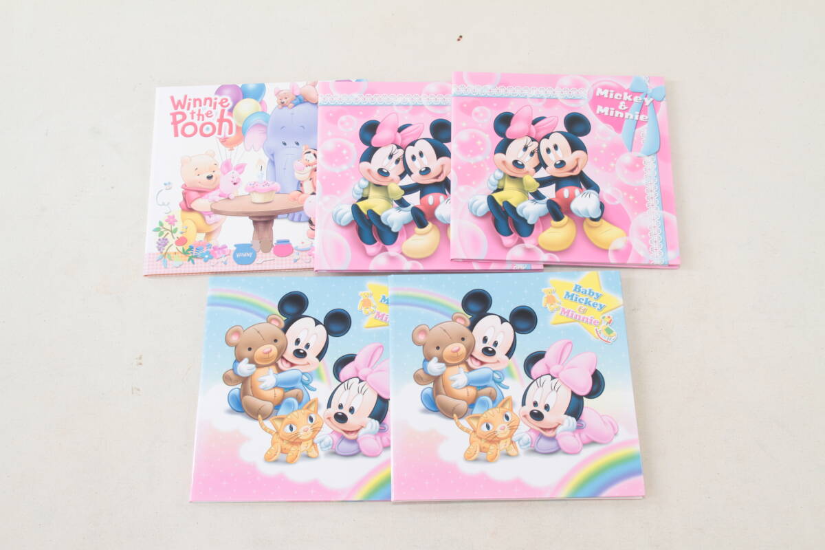 ディズニー ミッキーマウス くまのプーさん アルバム 台紙 キャビネ 2L 2面台紙 フジ